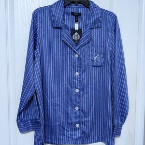 Chaps Luxury Satin Sleep Shirt. Loungewear. Size XL. NEW With Tags